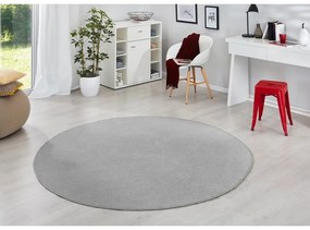 Светлосив кръгъл килим ø 200 cm Fancy – Hanse Home