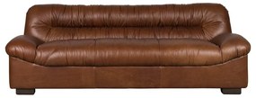 Кафяв кожен диван 214 cm Douglas – Dutchbone