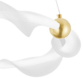 Лампа LED G010-CP WHITE/GOLD