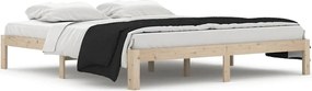 810380 vidaXL Рамка за легло, масивно дърво, 180x200 см, Super King Size