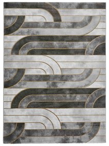 Сив/златист килим 170x120 cm Craft - Think Rugs