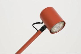 Червена метална настолна лампа (височина 45,5 cm) Aero – White Label