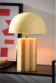 Жълта метална настолна лампа (височина 34 cm) Rayado – Leitmotiv