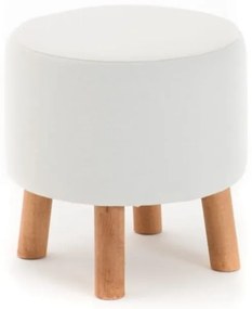 Бяла табуретка Silindir – Balcab Home