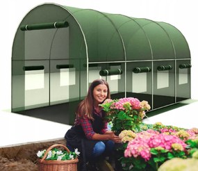 Подсилена градинска оранжерия PREMIUM 2,5 × 4 м + ПОДАРЪК