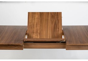 Сгъваема маса за хранене с плот от орехово дърво 90x180 cm Glimps - Zuiver