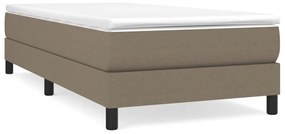 3120472 vidaXL Рамка за легло без матрак, таупе, 80x200 см, плат
