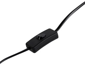 Japandi настолна лампа черна с бяло - Madleine