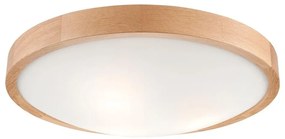 Brilagi - LED Плафониера CARVALHO SLIM 3xE27/60W/230V дъб Ø 47 см