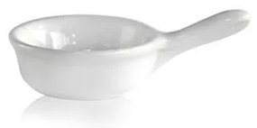 Horecano - Порцеланова сосиера с дръжка кръгла BASICS-(KA073)