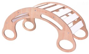 Многофункционална люлка Montessori бяла/клен