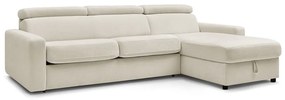 Кремав разтегателен ъглов диван (променлив) Monaco – Bobochic Paris