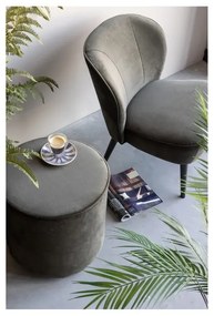 Пуф в маслинен цвят WOOOD Sara High