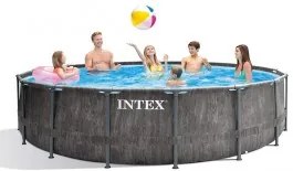 Intex - Басейн с метална конструкция GREYWOOD 549 х 122см 26744NP