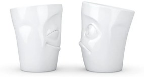 Комплект от 2 бели порцеланови чаши Cheery &amp; Baffled - 58products