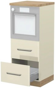 Висок подов шкаф за фурна Modena K14-60-2MB-White - Gray light