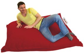 Градински пуф Cushion Pouf 100x100, цвят Червен