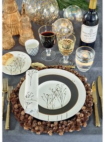 Бяла керамична чиния , ø 15 cm Antonia - Green Gate