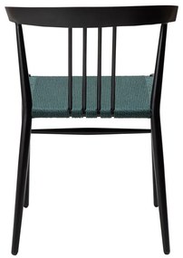 Черно-тюркоазен стол за хранене Sava - DAN-FORM Denmark