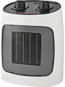 Керамична печка за отопление ELITE ECH-1373, 2000W, До 20 м2, 2 режима, Светлинен индикатор, Защита срещу преобръщане, Бял/черен