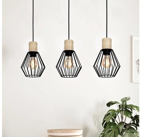 Eglo 44094 - Пендел PALMORLA 3xE27/60W/230V