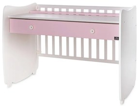 LORELLI Classic Легло-люлка 60/120 см. DREAM БЯЛО/ ORCHID PINK
