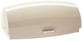 Кутия за хляб Klausberg KB 7932, 45 см, Ергономична дръжка, Метална, Бежов