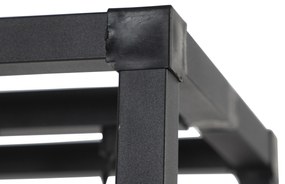 Интелигентна подова лампа черна 3-светлина с WiFi G95 - Big Cage