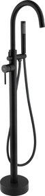 Cмесител-свободно стоящ  Rea Lungo Black