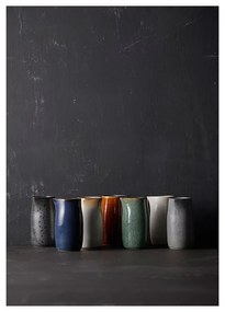 Черна/синя керамична кана за мляко 200 ml Gastro Dark Blue/Black – Bitz