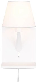 Бяла стенна лампа Comfort – Trio