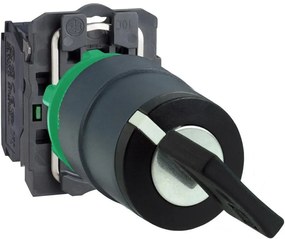 SE Превключвател черен 1-2 1NO с ключ и възврат Ø22mm XB5  - XB5AG61