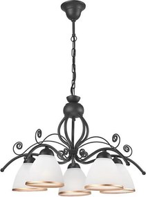 Полилей на верига RETRO II 5xE27/60W/230V антрацит