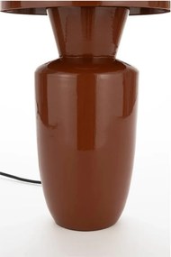 Теракотена метална настолна лампа с метален абажур (височина 42 cm) Classy – Zuiver