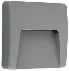 Аплик за стена LED SiКошче-Gray-Length: 12 cm. Height: 12 cm.