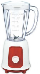 Блендер ZEPHYR ZP 1162 G, 500W, 1.5 литра, 2 степени + импулс, Бял/червен