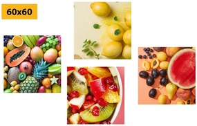 Комплект картини – Сочни плодове