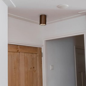 Модерен повърхностно монтиран прожектор тъмен бронз GU10 50mm - Deep