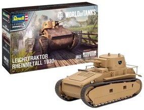 Сглобяем модел, Revell, World of Tanks, Leichttraktor Rheinmetall 1930, 189 части