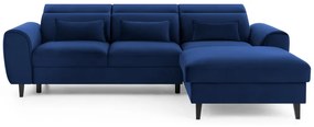 Ъглов разтегателен диван TOBLE, 267x100x196, velvetmat 40, десен