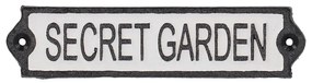 Знак от излято желязо 21x5 cm Secret Garden – Esschert Design