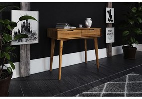 Дъбова тоалетка 90x40 cm Greg - The Beds