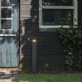 Интелигентна стоеща лампа за външен монтаж антрацит 70 см с Wi-Fi P45 - Denmark