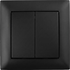 Двоен Ключ с Рамка OSTE JNH007-W BLACK