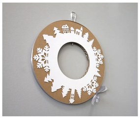 Адвентен венец със сива панделка - Unlimited Design for kids