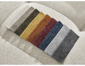 Бяла шенилова табуретка Roxelane – Bobochic Paris