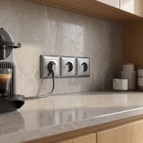 Тройна рамка за контакти OSTE JNH015-3F Grey