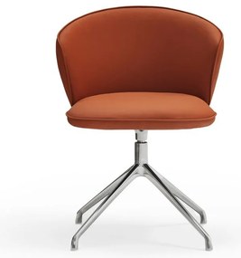 Оранжеви тапицирани трапезни столове в комплект 2 бр. Add – Teulat