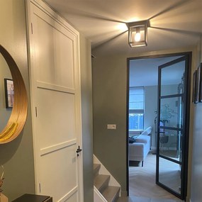 Индустриален плафон Черна стомана - Клетка