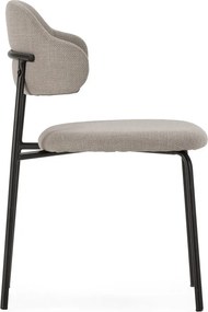 Светлосиви трапезни столове в комплект от 4 бр. Adriel – Marckeric